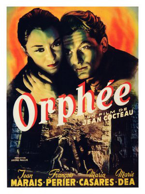 Belgian poster for film 'Orphée'